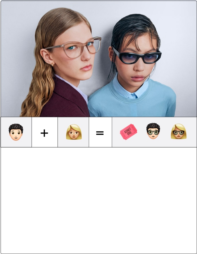 Eyeglasses VO3940 - Top Brushed Plum/silver - Demo Lens