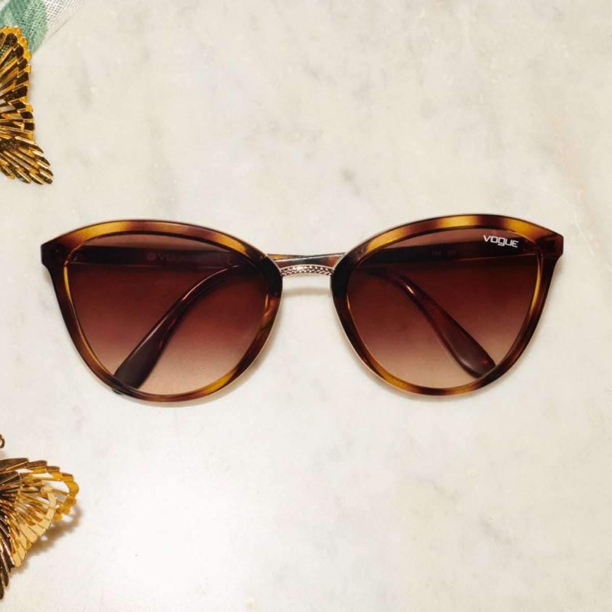 Sunglasses VO4227S - Gold - Brown Gradient - Metal | Vogue United 