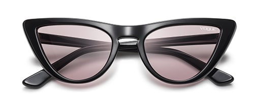Gigi Hadid For Vogue Eyewear Sunglasses Case Semi Hard Shell Black Zip  Carrier